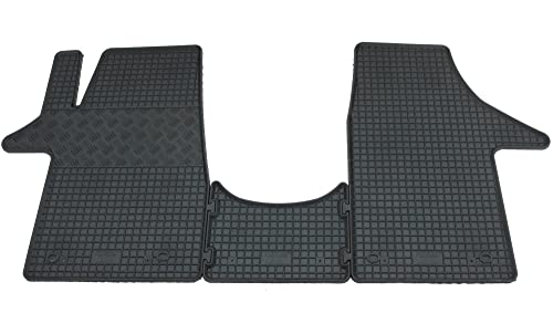 AD Tuning RI902778 Gummifußmatten Set, 3-teilig, Gummi Fußmatten