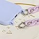 Emlivi Handykette Hülle mit Armband für iPhone 14 Necklace Handyhülle Nylon Schultergurt Silikon Cover mit Kordel zum Umhängen Schutzhülle mit Stylische Band Case für iPhone 14, Sandrosa