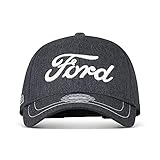 Kopfbedeckung und Kultobjekt: Diese Cap aus der Ford Basic Collection überzeugt in grau mit großem Signature-Schriftzug.