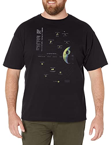 T-shirt Star Wars Homme noir haut coton imprimé graphique - 2