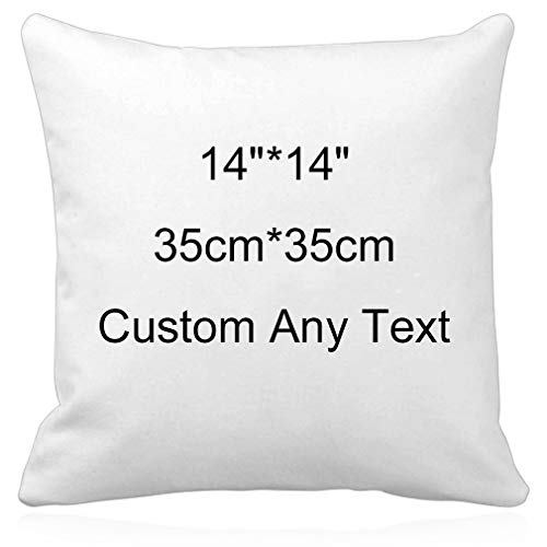 Personalized Pillow Cover Custom Any Text Cushion Cases Birthday Gift for Couples Customized Love Message Throw Pillow Covers Personalized Pillow Cover Custom Any Text Cushion Cases Birthday Gift for Couples Customized Love Message Throw Pillow Covers