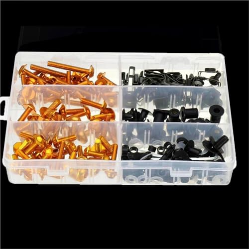 Boulon de carénage moto or 223 pièces pour Yamaha YZF R1 R3 R6 R25
