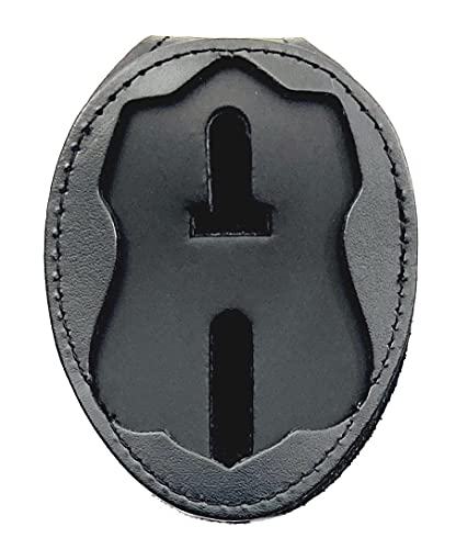 Perfect Fit Shield Wallets San Antonio Texas SATP Clip on Badge Holder with Neck Chain (Cut-Out # 1059)