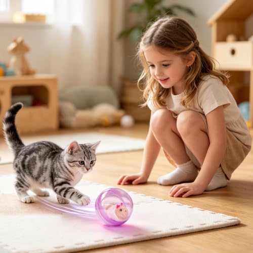 Pelota interactiva para perros con entrenamiento y ejercicio de gatos 3