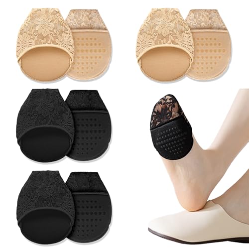 8 Piezas Respirable Almohadillas Metatarsianas, Almohadilla Metatarsal de Tela Suave