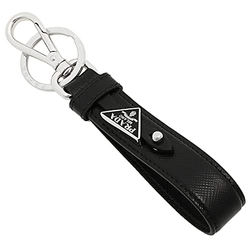 [Prada] [プラダ] キーリング キーホルダー ストラップ サフィアーノ メンズ 2PP68T 053 SAFFIANO (1) NERO(F0002) ブラック [並行輸入品]