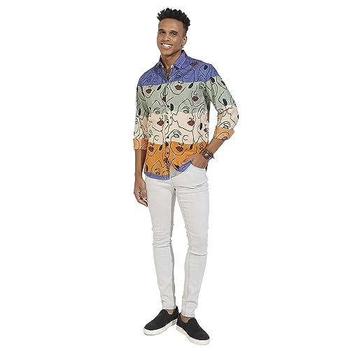 Image of Campus Sutra Men's Regular Fit Shirt