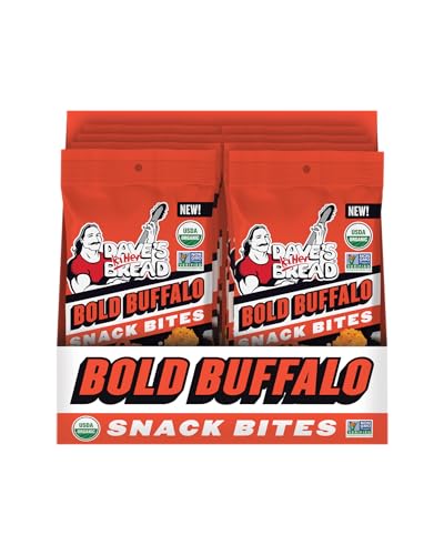 Dave's Killer Bread Bold Buffalo Organic Snack Bites, 8 packages of 2oz bags