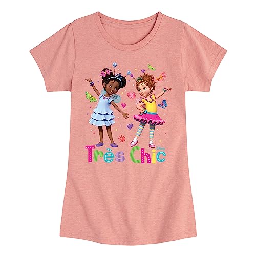 Disney - Fancy Nancy - Tres Chic - Toddler and Youth Girls Short Sleeve Graphic T-Shirt