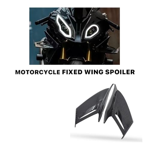 Carénage latéral moto carbone S1000RR 2015-2018 avec lame vent fixe