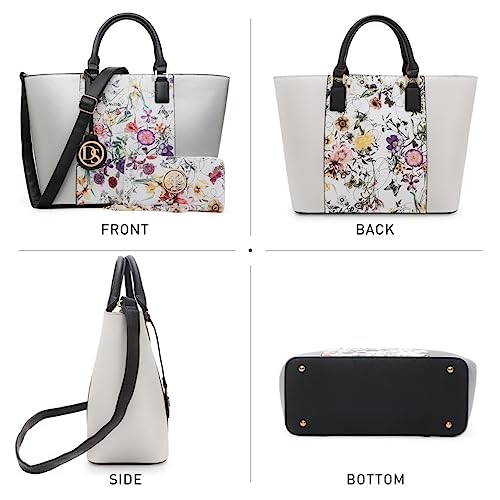 Bolso Satchel Dasein Grande para Mujer con Billetera miniatura 3