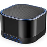 Magicteam White Noise Machine with 20 Non Looping Natural Soothing Sounds Memory Function 32 Levels of...