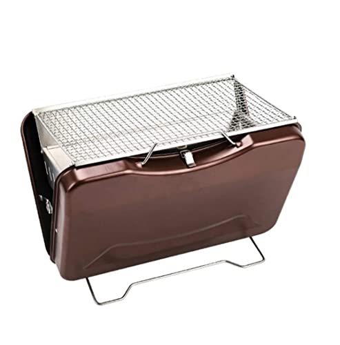Barbacoa de carbón portátil y Plegable, compacta, para Exteriores, Ideal para Camping, picnics y barbacoas. Fácil de Montar, Ligera y práctica.