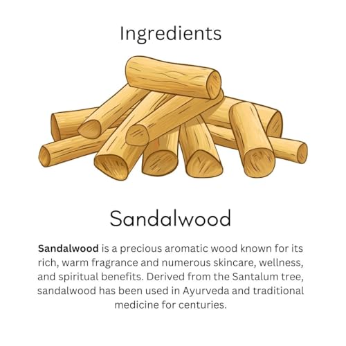 Image of Utkrisht Khadi Sandalwood Herbal Bath Soap | Handmade with Natural Ingredients | Nourishing, Aromatic & Skin Brightening | Paraben-Free | For Men, Women & Sensitive Skin (Pack of 3) - 125gm