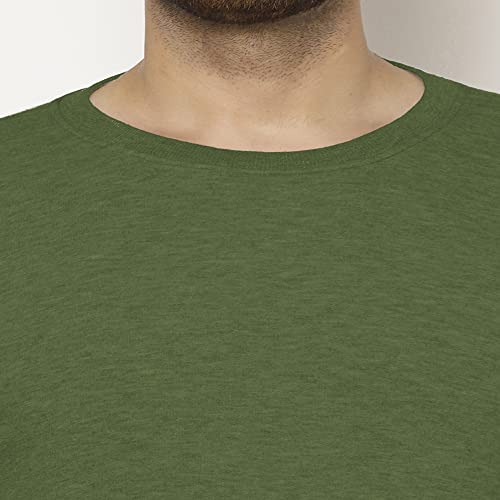 Image of Mack Jonney Fleece Round Neck Sweatshirt for Men (Pack of 2)-SW RN OLV RST 02-P