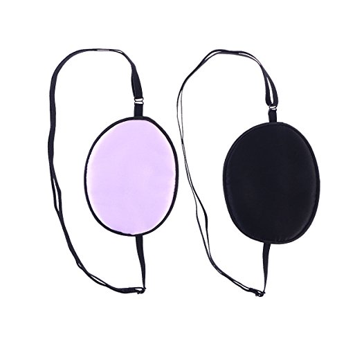 ROSENICE Eye Patch 2 Pieces Silk Elastic Eye Patches Lazy Eye Patches for Adults Lazy Eye Amblyopia Strabismus