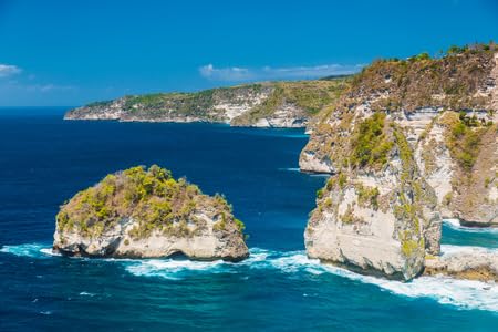 Tableau aluminium 50x30 Rocky Cliff Nusa Penida