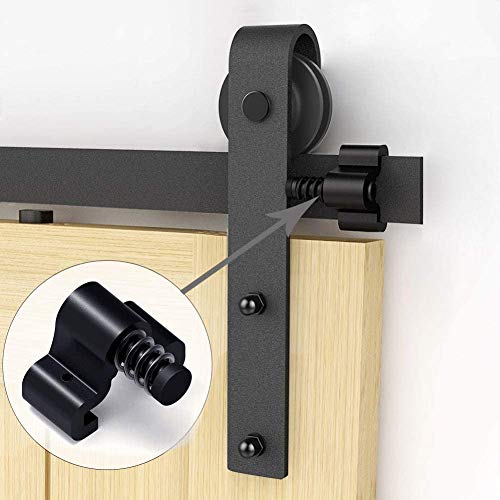 CCJH 1 Par Herraje Puerta Corredera Tope de puerta Reemplazo Parte, Tapones Ajustables, Instalación Fácil,