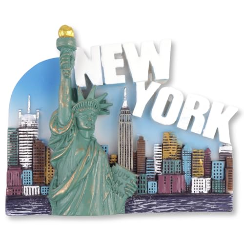 Imán Decorativo Estatua de la Libertad New York 2.12x2.4 in miniatura 1
