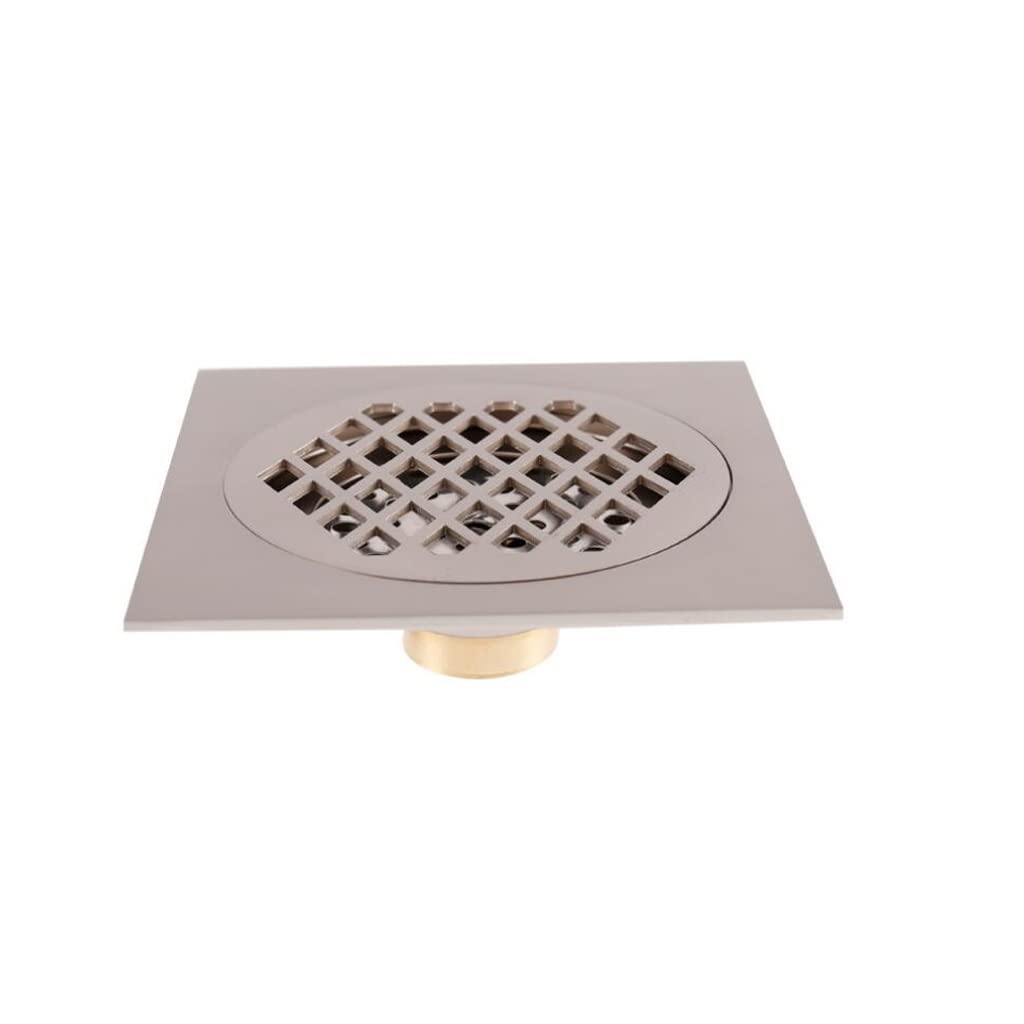 Drain de sol en laiton anti-odeur de 15 cm avec maille diamant pour rénover une cuisine