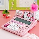 calculadora kawaii 365 bocetos Esta es una calculadora solar ecológica y elegante que se puede utilizar libremente en las zonas brillantes.Si la batería de la calculadora se agota, lo deje en el sol durante un tiempo.Muy amigable con el medio ambiente.
