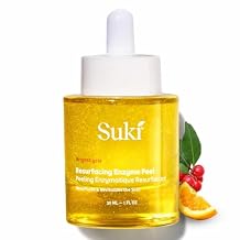 Suki Resurfacing Enzyme Peel for Face Chemical Exfoliant Facial Peel, Dead Skin Remover & Skin Texture Refiner, Enzyme Exfoliant for Sensitive & Acne Prone Skin, Gentle Lightweight Peeling Gel, 1 oz.