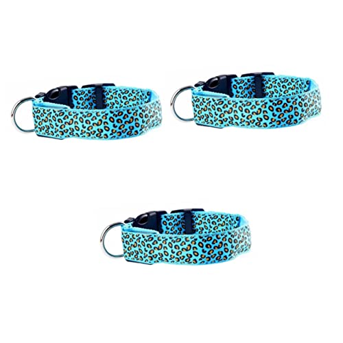 Balacoo 3 Pecas Coleira Para Animais De Estimação Coleira De Cachorro Iluminada Colar De Cachorro Co