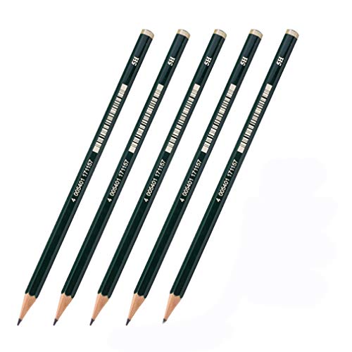 TONGQINH Sketch 5H Pencil 5 Pack Art Student Professional Drawing Pencil