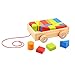 Produktbild Tooky Toys tkb369 Holz Mini Block und Rolle, Mehrfarbig