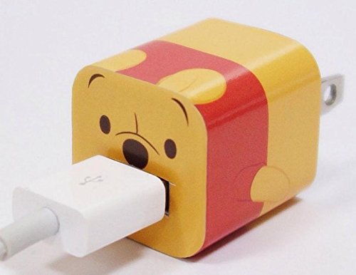 Disney Iphone Charger USB Skin Sticker Wrap -Sticker Only Not Include Charger (Winnie the Pooh)