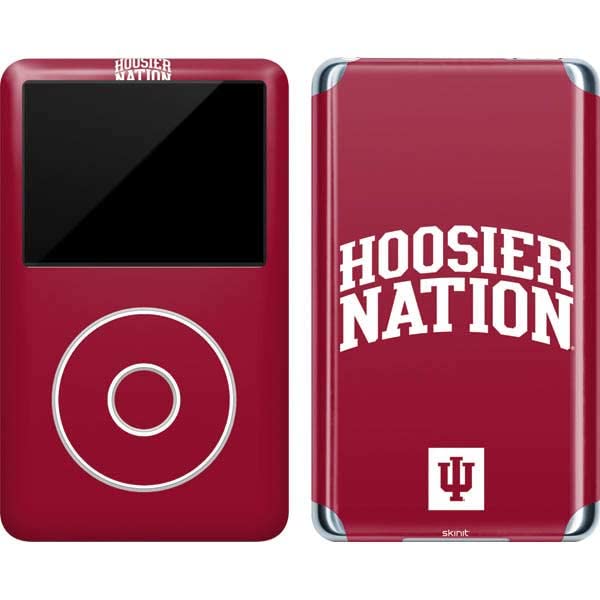 Skinit Decal MP3 Player Skin Compatible with iPod Classic (6th Gen) 80GB - Officially Licensed Indiana University Hoosier Nation Design