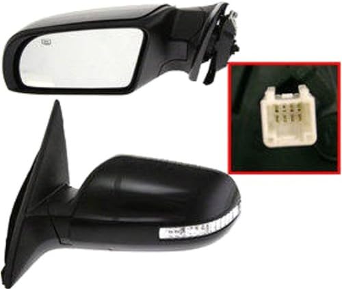 DSA 3351PL-S Mirror Replacement For Nissan Altima Driver Side Power Heated Manual Folding w/In-House Signal Light