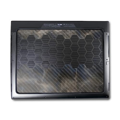 Image of MightySkins Carbon Fiber Skin Compatible With Alienware M18 R1 (2023) Full Wrap Kit - Stormy Marble | Protective, Durable Textured Carbon Fiber Finish | Easy To Apply & Change Styles | Made in the USA