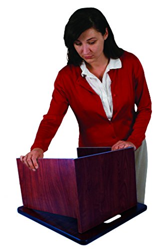 Amplivox Folding Tabletop Lectern (Mahogany) #TOP3