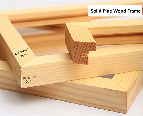 Gootpa Poster Frames 18X24 Black Solid Wood Picture Frame Set Of 3, Wall Mounting Puzzle Frame 18X24 For Home Decor, Hanging Hardware For Horizontal Or Vertical Display #TOP2