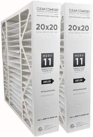 Clean Comfort AMP-11-2020-45 (1-Pack) - 20" x 20" x 4.5" Media Air Filter, MERV 11 image 4