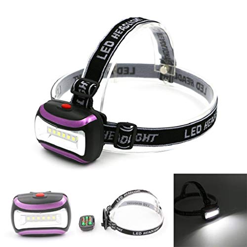 Linterna frontal recargable cómoda para evitar caídas al correr y hacer senderismo 4
