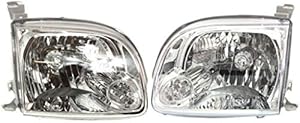 For Toyota Tundra 2005 2006 Headlight Assembly Regular Cab,Access Cab Pair Driver and Passenger Side DOT Certified TO2502166 + TO2503166