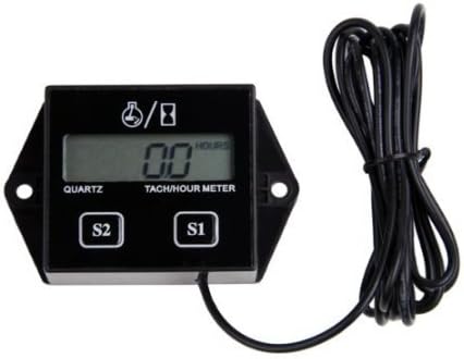 KEDSUM Hour meter Tachometer 2 & 4 Stroke Small Engine Spark For Boat Outboard Mercury