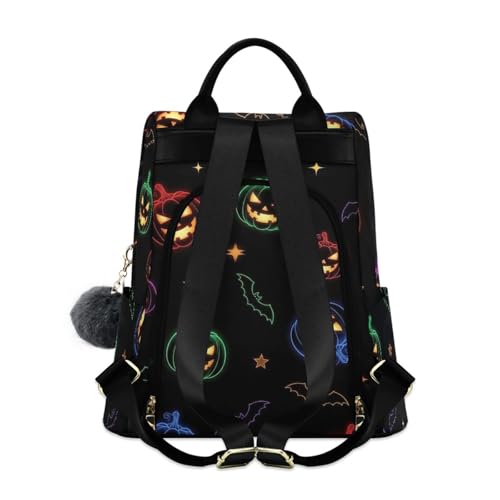 Mochila antirrobo para evitar hurtos en el transporte con diseño neón 2