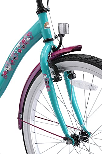 BIKESTAR Jugendfahrrad Kinderfahrrad für Mädchen ab 9 Jahre | 24 Zoll Kinderrad Classic | Fahrrad für Kinder Mint | Risikofrei Testen – Bild 7