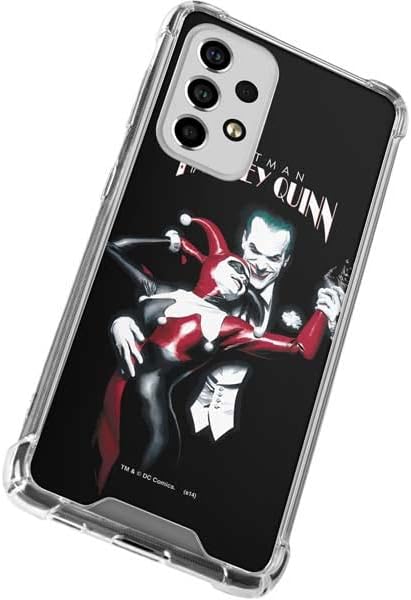 Skinit Clear Phone Case Compatible with Galaxy A53 5G - Officially Licensed DC Comics The Joker Batman: Harley Quinn Cover #1 Art by Alex Ross. Piece Also Known as Tango with Evil Design