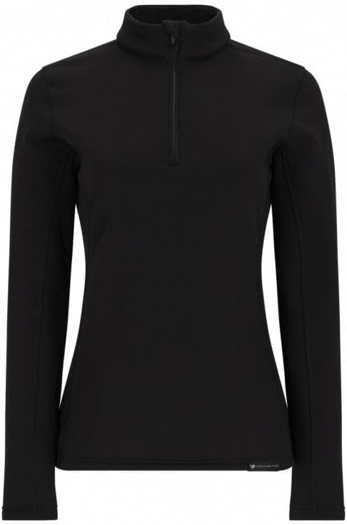 Obermeyer Womens UltraGear Fleece Base Layer Zip Up Top with Double-Knit Stretch Fabric for Snow and Ski