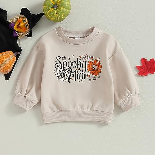 EnJoCho 6M to 4 Years Children Casual Blouse Toddler Girls' Boys' Cute Printed Sweater Spring And Autumn Tops Kids T2