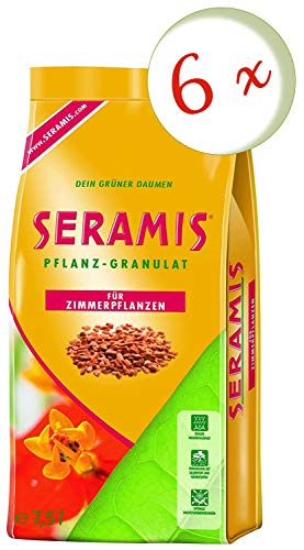 Oleander Hof® Set of 6 x Seramis® Plant Granulate, 7.5 litres with Oleander Farm Indoor Flyer