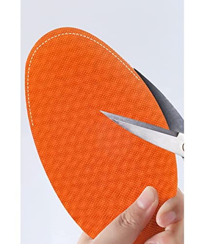 Image of Shock Absorption Insoles, Breathable Shoe Inserts, Arch Support Shoe Insoles, Elastic Insole, Heel Cushioning, for Women Men (41-42, ORANGE)
