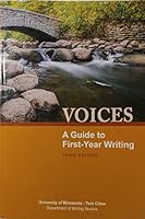 Voices A Guide to First-Year writing 4th Ed. 1680367218 Book Cover