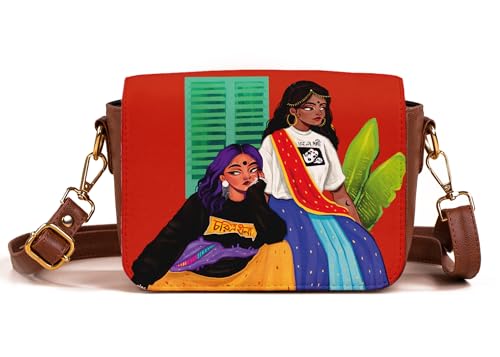 Image of Kalankit Rakhi Gift Hamper For Sister | Rakhi Gift For Girls, Sling Bag For Women, Travel Crossbody Bags, Stylish Cross Sling Bags for Woman | Rakhi Gifts For Sister, Gifts for Rakshabandhan