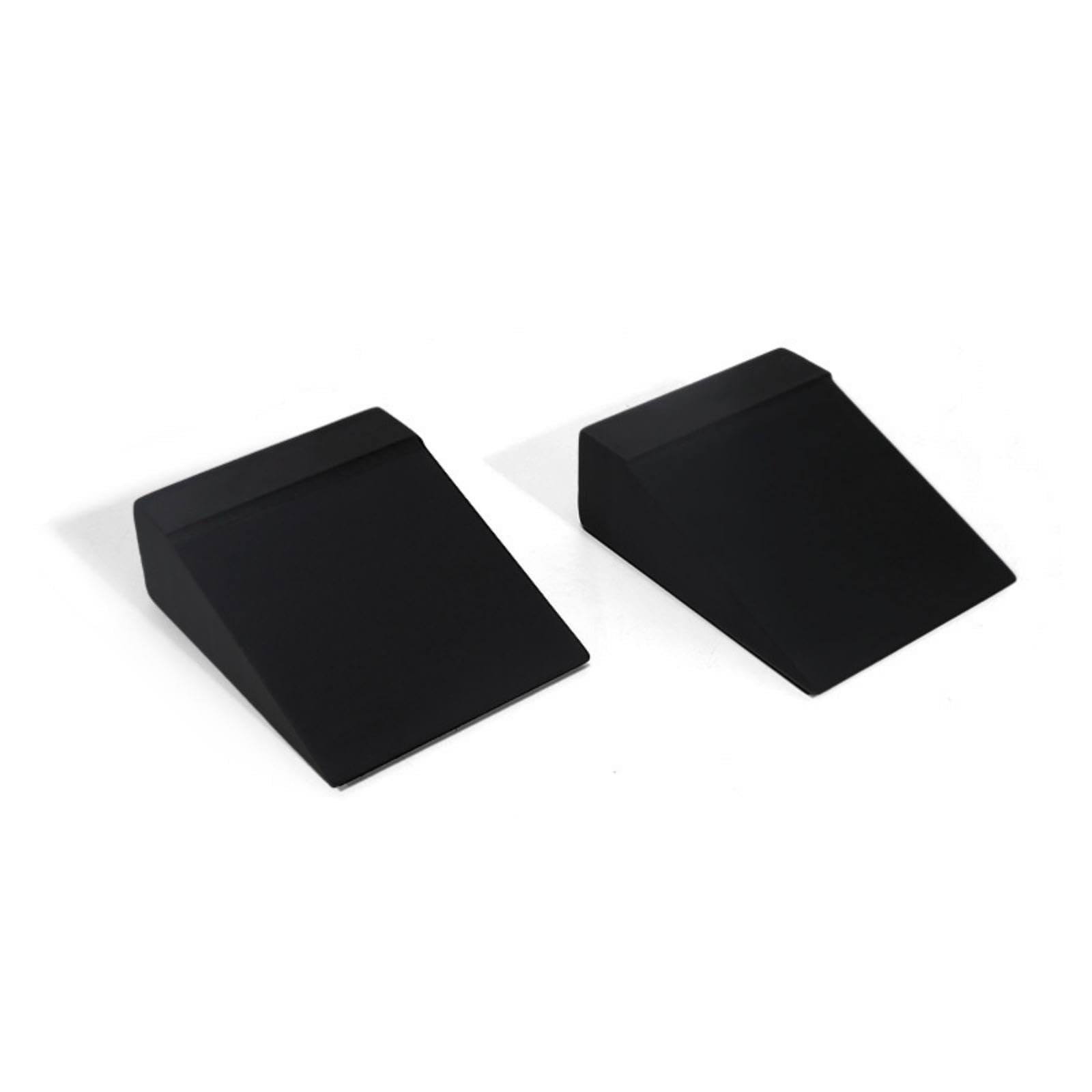 Flexibility Exercise Incline Wedge Squat Wedge Block Supportive Foam Slant Board for Yogis, Athletes, Home Gym Trapezoid Blk a-image-32