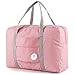 Sac de Voyage Pliable Carry on Duffel Bag Weekender Sport Fitness Gym Sac de Sport pour Les Femmes et Les Filles (Rosé)